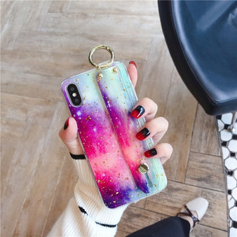 Gold Foil Marble iPhone Case Luxury Phone Cover