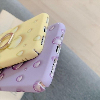 Personality Water Drops Pattern Candy Color iPhone Cases