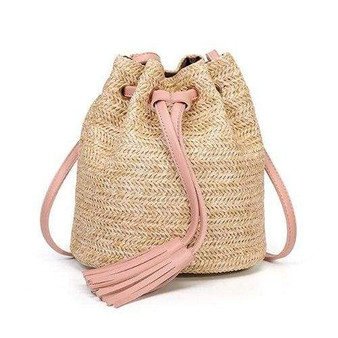 Summer Style Beach Shoulder Bag Casual Travel Straw Bag