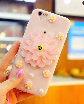 Flower Mirror iPhone 7 8plus 6s X XS MAX XR Cell Phone Case