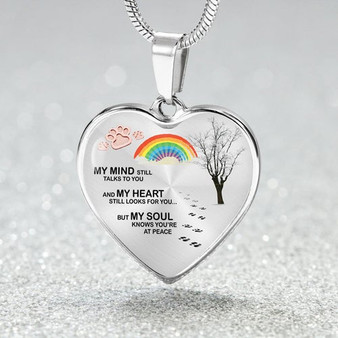 Heart Shaped Pendant for Pet Rememberance Necklace: Hutzell