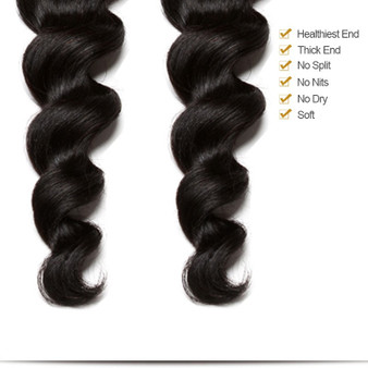 Pre Plucked 360 Lace Frontal Closure With Bundle 3 Loose Wave Brazilian Virgin Human Hair Weaving Hair Extensions Prosa