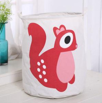 Nordic Style Canvas Storage Bag For Toys Clothes Kids Room Organizer Bag Pouch Canvas Storage Pouch Stand Bag For Kids 40x50CM