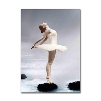 Elegant Ballet Dancer Canvas Painting