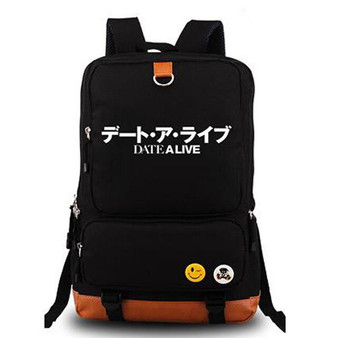 DATE A LIVE Anime Yatogami Tohka Cartoon Unisex Shoulder Laptop Backpack