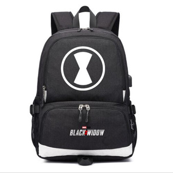 The Black Widow 2020 USB charging travel Laptop backpack