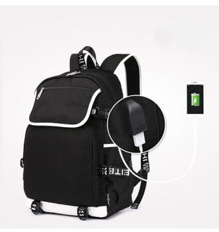 Assassination Classroom Smile Designer Bookbag 15.6 inch laptop backpack