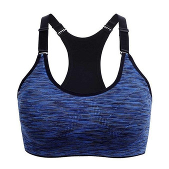 Sports Bra,Adjustable Spaghetti Strap Padded Top For Fitness Running Gym Athletic,Seamless Yoga Sports Bra Top