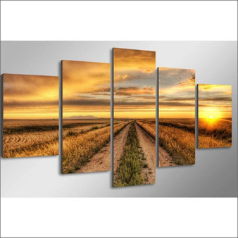 Country Road At Sunset - Canvas Limited Edition