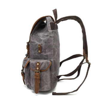 Vintage Waterproof Large Capacity Multifunction Casual Canvas Backpacks