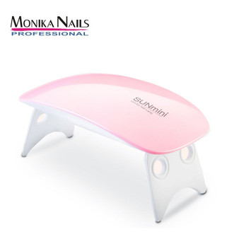 Monika Nails SUNmini 6W LED Nail Dryer Portable USB Cable UV Curing Lamp for Gel Based Polishes Manicure/Pedicure Gel Machine