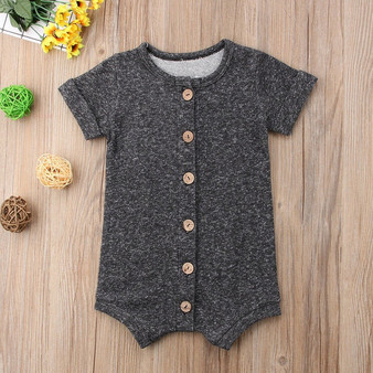 2018 Brand New Newborn Toddler Infant Baby Boys Girl Casual Romper Jumpsuit Cotton Short Sleeve Clothes Summer Sunsuit Outfits
