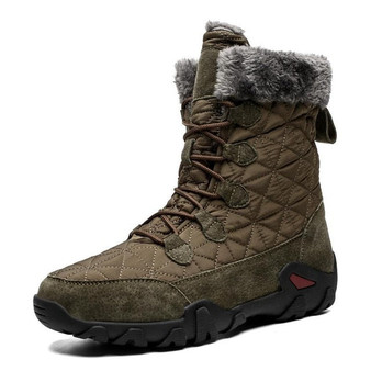Winter With Fur Snow Boots For Men Sneakers Male Shoes Warm Boots 46 47