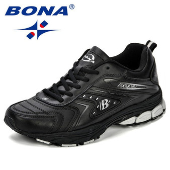 BONA Men Casual Flats Breathable Microfiber Sneakers