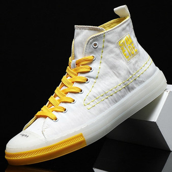 Yellow Fashion Sneakers Men