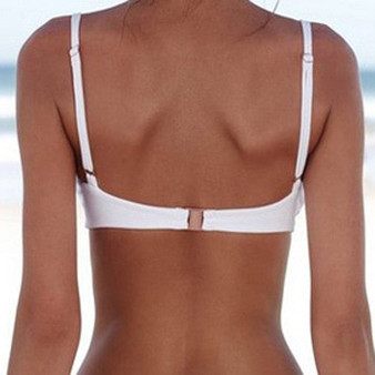 Solid Beachwear Bathing Bikini