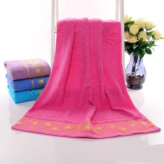 70*140cm Thick Luxury Egyptian Cotton Bath Towels Solid SPA Bathroom Beach Terry Bath Towels for Adults