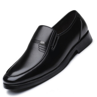 Luxury Brand Men Leather Formal Business Shoes