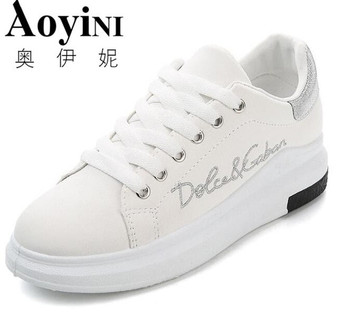 Genuine Leather Women Sneakers Fashion Shoes
