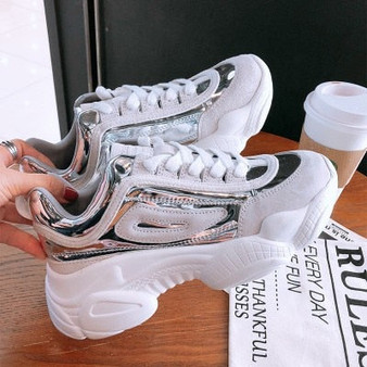 NEW Women Chunky Sneakers Platform Spring Shoes