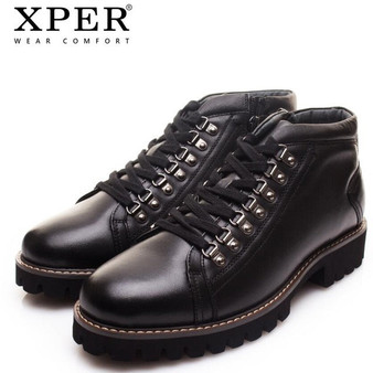 XPER Brand New Genuine Leather Men Boots