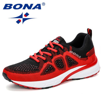 BONA Sneakers Men Shoes Sport Mesh Trainers Lightweight Sneakers