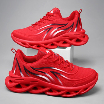 New Men Sport Shoes Fire Shoes Breathable Running Sneakers