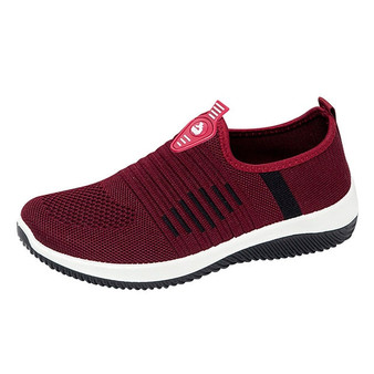 Women Shoes Summer Breathable Mesh Slip-On Sneakers