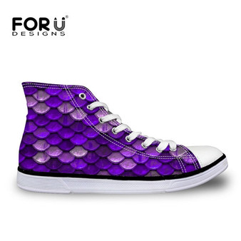 FORUDESIGNS Brand Women Shoes High Top Women Sneakers