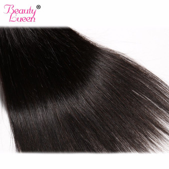 New Brazilian Virgin Hair Straight Hair Extension Unprocessed Human Hair Bundles Natural Color Can Be Dyed Hair Beauty Lueen