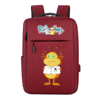 Council Pickle Rick Meeseeks Rick and morty usb charging canvas Backpack