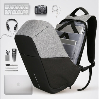 Multifunction USB charging Men 15inch Laptop Backpacks For Teenager Fashion