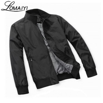 Spring Business Casual Clothes Thin Windbreaker Mens Black Bomber Jackets