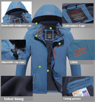 Man's Waterproof Windproof Warm Coat