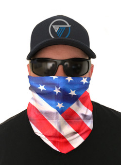 USA Flag Face Mask Sun Shield Bandana Neck Gaiter #3