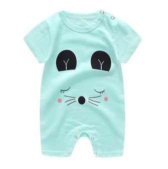 2020 Cheap cotton Baby romper Short Sleeve baby clothing One Piece Summer Unisex Baby Clothes girl and boy jumpsuits Giraffe