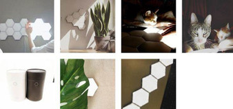 Modular touch sensitive lighting Hexagonal lamps night light