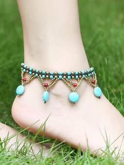 Original Turquoise Bohemian Beach Anklet Accessories