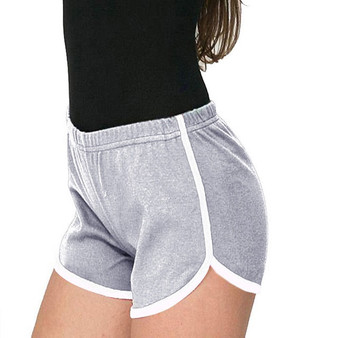 shorts women 2020 Summer Short Pants Contrast Binding Side Split Elastic