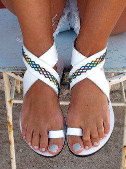 Open Toe Flat Sandals Beach Summer Shoes