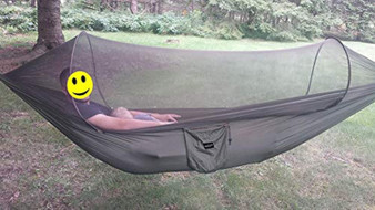 Large Camping Hammock with Net Parachute Lightweight Swing Sleeping Hammock