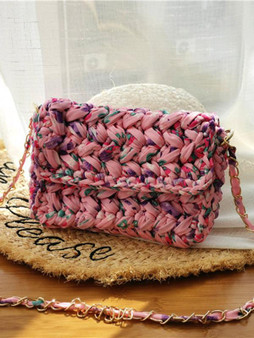 Handmade Knitted Crossbody Colorful Shoulder Bags