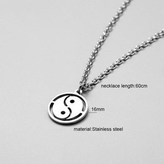 Silver Yin & Yang Pendant