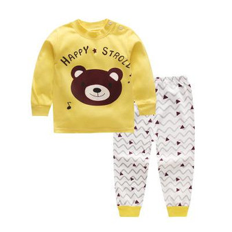 0-2 Years Old Baby Clothes Set Winter Cotton Newborn Baby Boy Girl Clothes Cartoon Baby Underwear Children Clothing Set