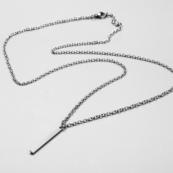 Silver Bar Pendant