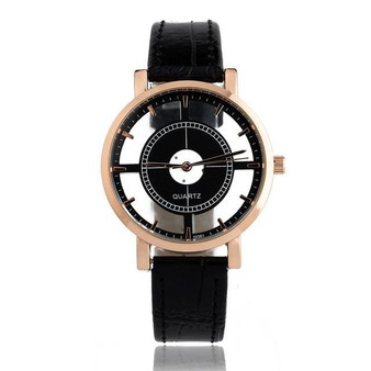 BGG brand Hollow women's Luxury Creative watch womens casual Watches leather ladies dress Quartz