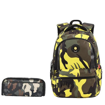 Fashion Camouflage Kid Backpack Bag School Bags Travel Backpack Bags For Cool Boy And Girl Drop