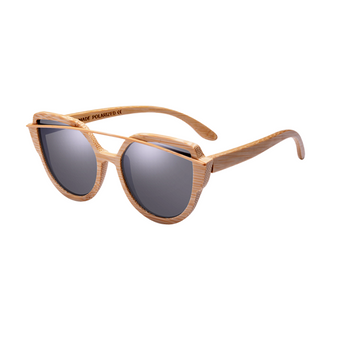 The Balcony Bamboo Sunglasses Gray