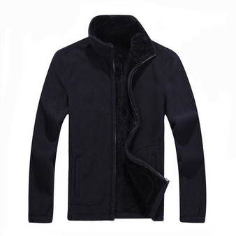 Mountainskin 6XL 8XL Mens Softshell Fleece Casual Jackets Men Warm Sweatshirt Thermal Coats Solid