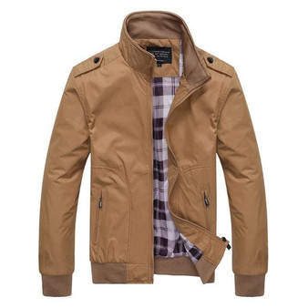 Mountainskin Men's Casual Jackets 4XL Fashion Male Solid Spring Autumn Coats Slim Fit Military